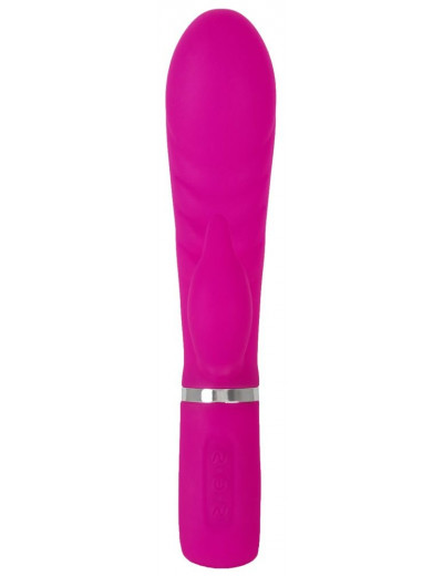 Лиловый вибратор-кролик Super Soft Silicone Rabbit Vibrator - 20,2 см.