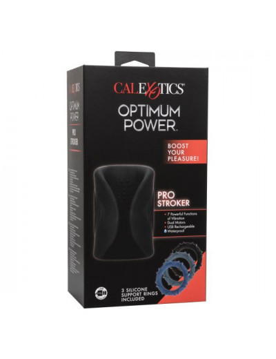 Черный вибромастурбатор Pro Stroker