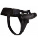 Чёрный страпон  Realistic 8 Inch Strap-On - 20 см.