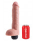 Телесный фаллоимитатор с функцией семяизвержения 11  Squirting Cock with balls - 27,9 см.
