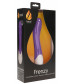 Фиолетовый вибратор Frenzy с функцией нагрева - 20,8 см.