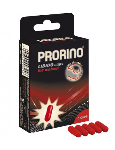 БАД для женщин ero black line PRORINO Libido Caps - 5 капсул