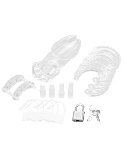 Прозрачная клетка целомудрия Acrylic See-thru Chastity Cage
