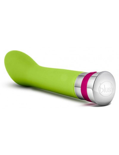 Лаймовый вибромассажер Hue G - 16,5 см.