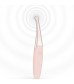 Розовый точечный вибромассажер Senzi Vibrator - 14,7 см.