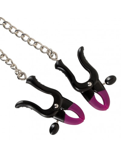 Зажимы на соски Silicone Nipple Clamps с цепочкой