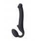 Черный безремневой страпон Silicone Bendable Strap-On M