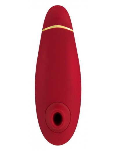 Красный бесконтактный клиторальный стимулятор Womanizer Premium