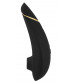 Чёрный бесконтактный клиторальный стимулятор Womanizer Premium
