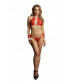 Эффектный комплект белья Snow Angel Lace Lingerie Set