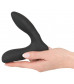 Черная анальная втулка с вибрацией и функцией расширения Inflatable Vibrating Prostate Plug