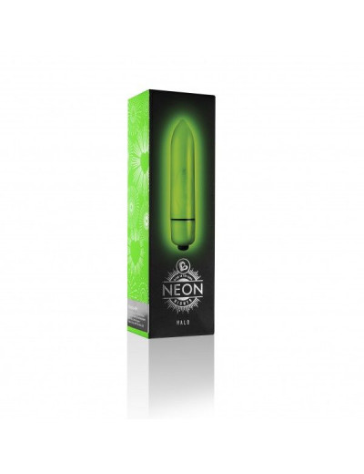 Светящаяся в темноте вибропуля Neon Nights - 8 см.