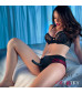 Красно-черные страпон-трусики Pegging Panty Set - размер L-XL