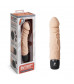 Телесный вибратор-реалистик 6.5  Girthy Realistic Vibrator - 19 см.