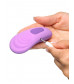 Фиолетовый компактный вибростимулятор Remote Silicone Please-Her