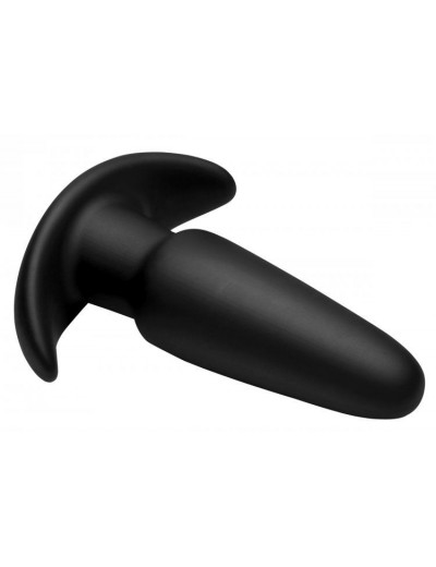Черная анальная вибропробка Kinetic Thumping 7X Medium Anal Plug - 13,3 см.