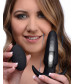 Черная анальная вибропробка Kinetic Thumping 7X Medium Anal Plug - 13,3 см.
