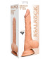 Телесный фаллоимитатор Realistic Dildo With Balls - 25 см.