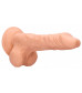 Телесный фаллоимитатор Realistic Dildo With Balls - 25 см.