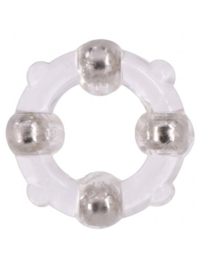 Эрекционное кольцо Stud Ring с бусинами