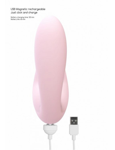 Розовый вибратор для G-точки Irresistible Desirable с бесконтактной клиторальной стимуляцией