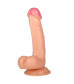 Фаллоимитатор на присоске Realstick Nude - 20 см.