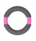 Серое эрекционное кольцо NEON STIMU RING 37MM GREY/PINK