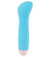 Голубой мини-вибратор Cuties Mini - 12,9 см.