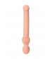 Телесный безремневой страпон Silicone Bendable Strap-On S