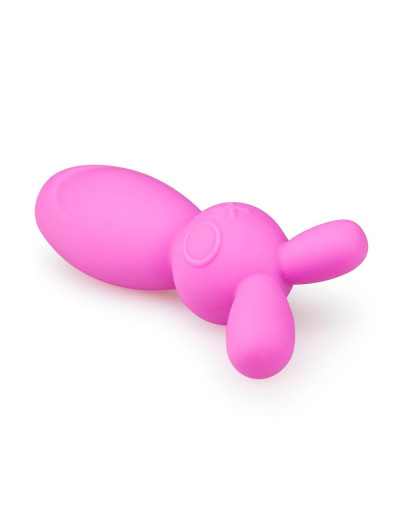 Розовый мини-вибратор Mini Bunny Vibe - 8 см.