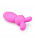Розовый мини-вибратор Mini Bunny Vibe - 8 см.