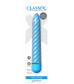Голубой вибратор Sweet Swirl Vibrator - 21,3 см.