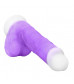 Фиолетовый вибратор-реалистик Encore 8 Inch Vibrating Dildo - 21,6 см.