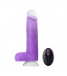 Фиолетовый вибратор-реалистик Encore 8 Inch Vibrating Dildo - 21,6 см.