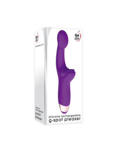 Фиолетовый массажёр для G-точки G-Spot Pleaser - 19 см.