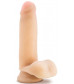 Телесный фаллоимитатор 7 inch Sensa Feel Dildo - 17,8 см.
