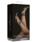 Черные поножи Plush Leather Ankle Cuffs