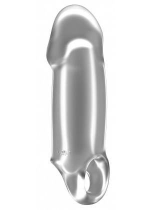 Прозрачная насадка Stretchy Thick Penis Extension No.37 