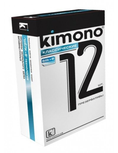Классические презервативы KIMONO - 12 шт.
