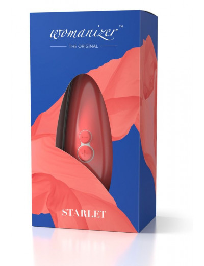 Коралловый бесконтактный клиторальный стимулятор Womanizer Starlet 2
