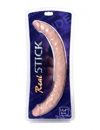 Двусторонний фаллоимитатор Realstick Nude - 42,5 см.