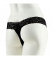 Трусики с  вибропулей Plus Size Black