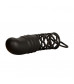 Черная удлиняющая насадка на пенис Silicone 2 Extension - 14,5 см.