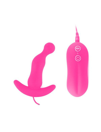 Розовый анальный стимулятор Balls Style Vibrating Anal Plug