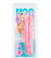 Розовый водонепроницаемый реалистик H2O MEGA MAN WATERPROOF VIBRATOR - 19 см.