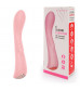 Нежно-розовый вибромассажер 6  Silicone G-Spot Fun - 19,1 см.