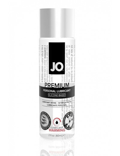 Возбуждающий лубрикант на силиконовой основе JO Personal Premium Lubricant  Warming - 60 мл.