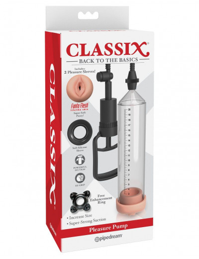 Вакуумная помпа Pleasure Pump с 2 сменными уплотнителями