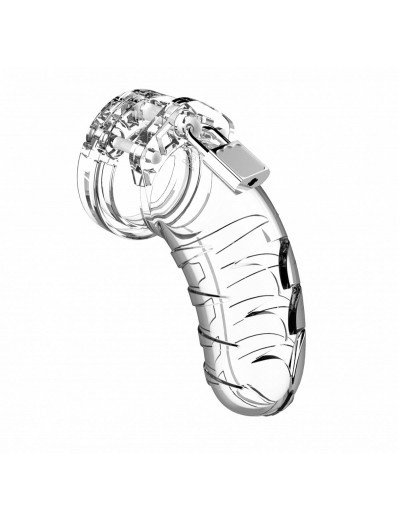 Прозрачный мужской пояс верности Model 04 Chastity 4.5  Cock Cage