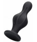 Черная анальная пробка Magic Butt Plug - 11,3 см.